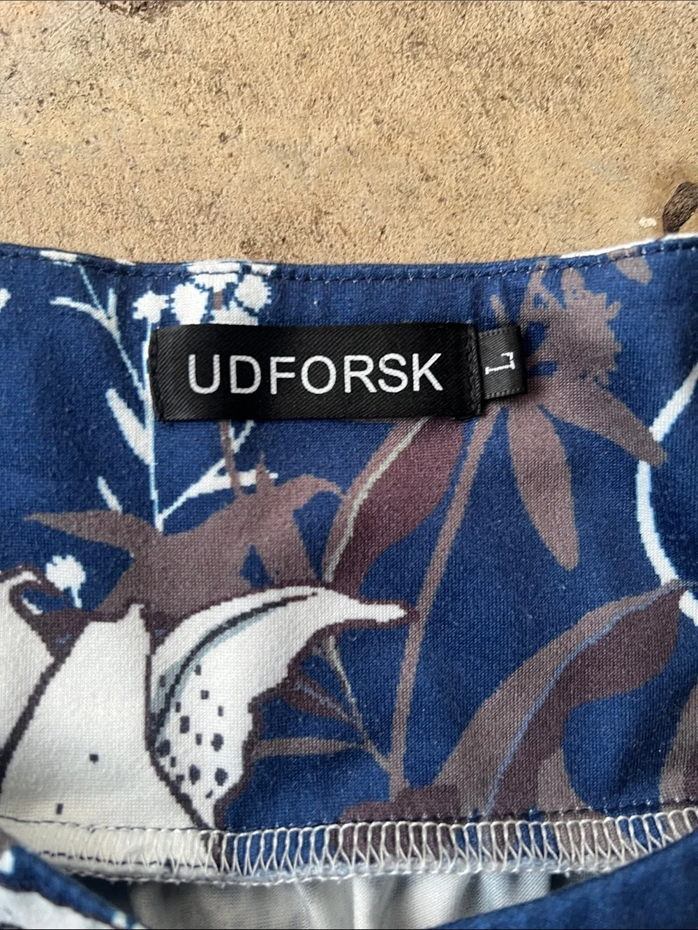 Navy Floral Women’s Dress
